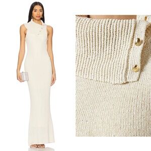 Asta Resort Holly Dress - Snow Sequin